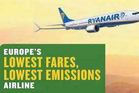 Image result for ryanair carbon emission ads